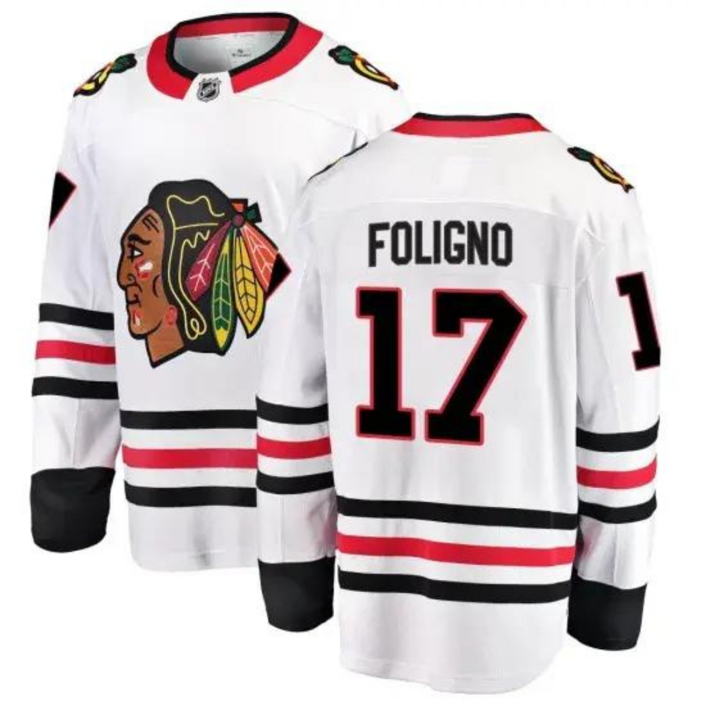 NHL Nick Foligno Chicago Blackhawks 17 Jersey