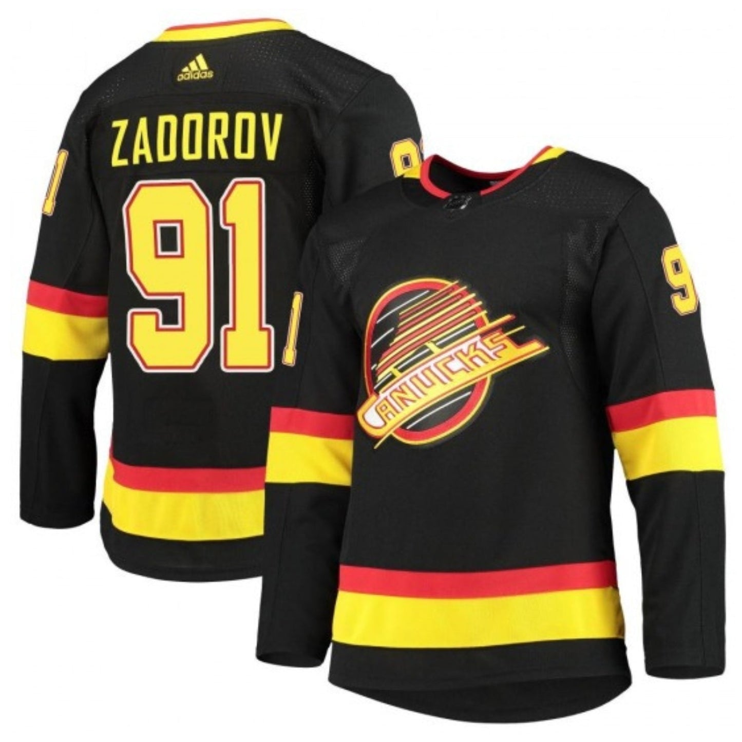 NHL Nikita Zadorov Vancouver Canucks 91 Jersey