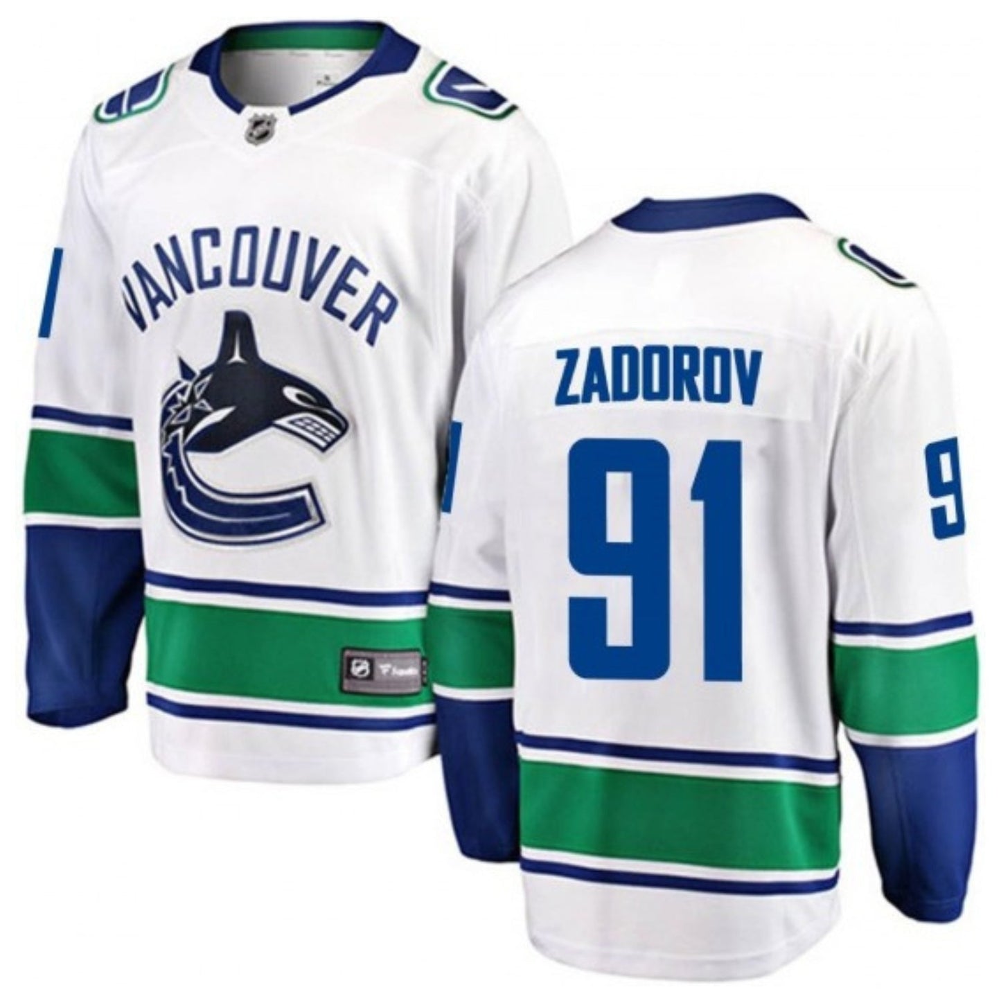 NHL Nikita Zadorov Vancouver Canucks 91 Jersey