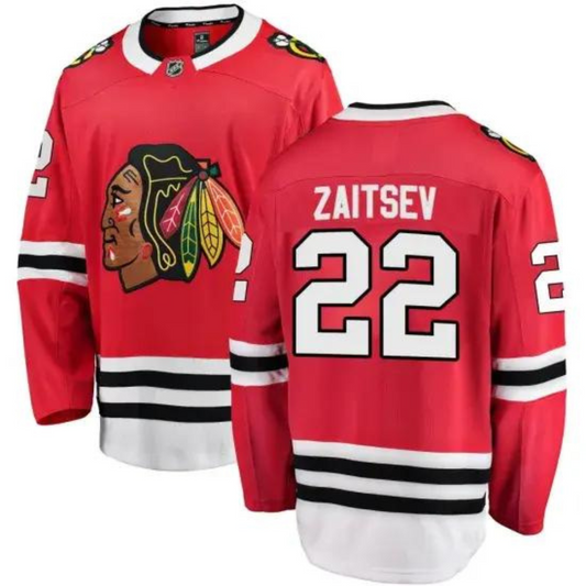 NHL Nikita Zaitsev Chicago Blackhawks 22 Jersey