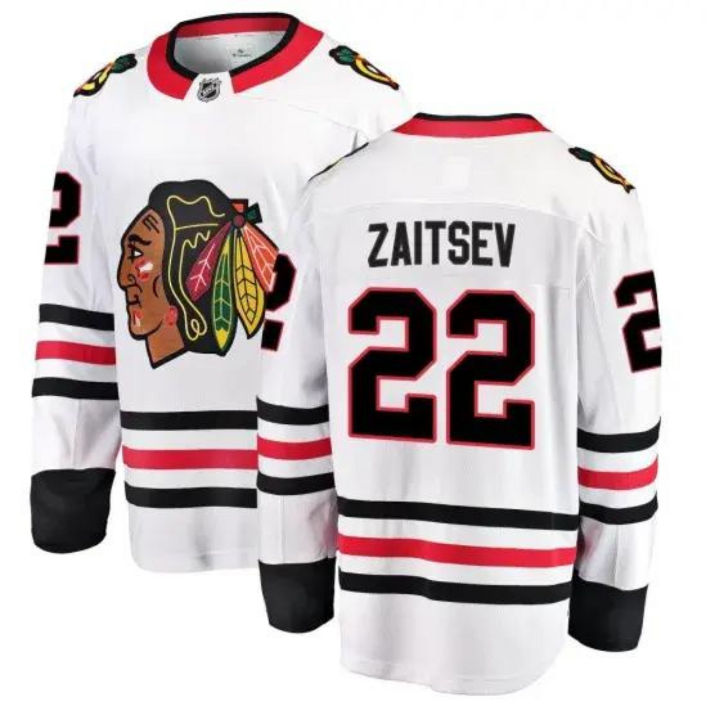 NHL Nikita Zaitsev Chicago Blackhawks 22 Jersey