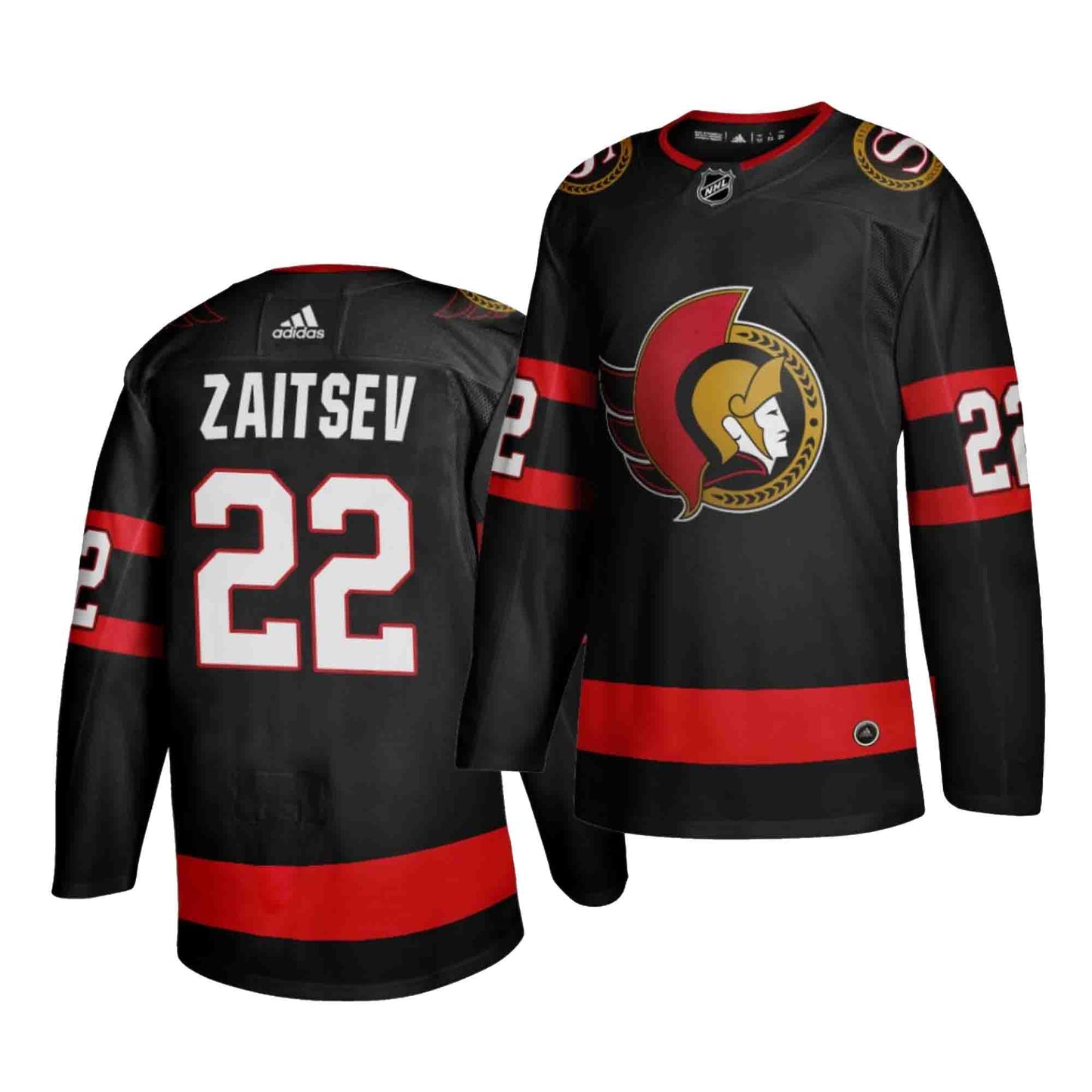 NHL Nikita Zaitsev Ottawa Senators 22 Jersey