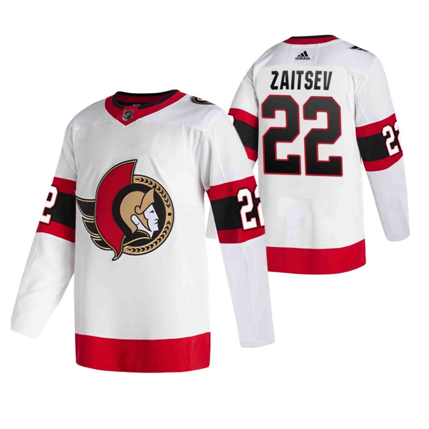 NHL Nikita Zaitsev Ottawa Senators 22 Jersey