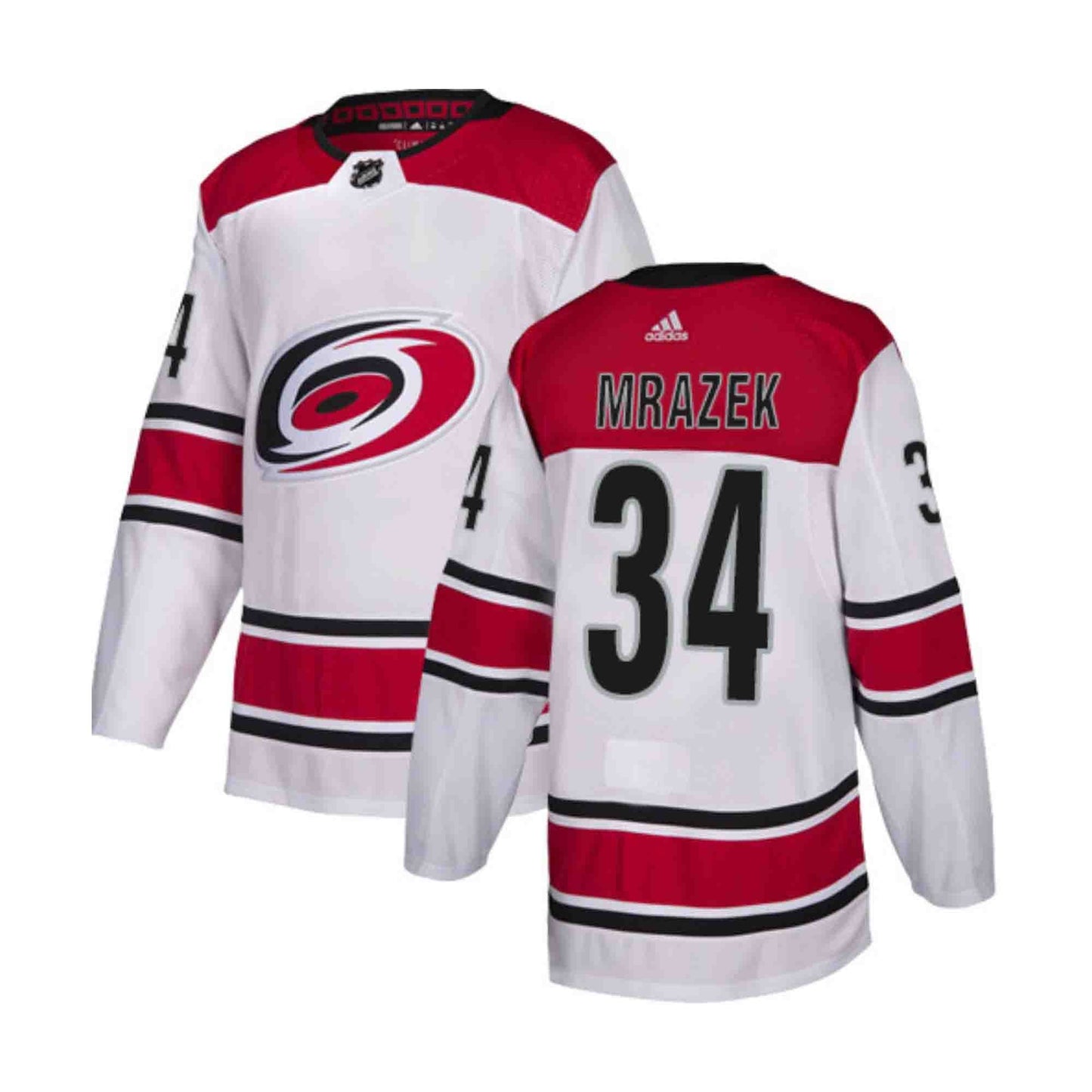 NHL Petr Mrazek Carolina Hurricanes 34 Jersey