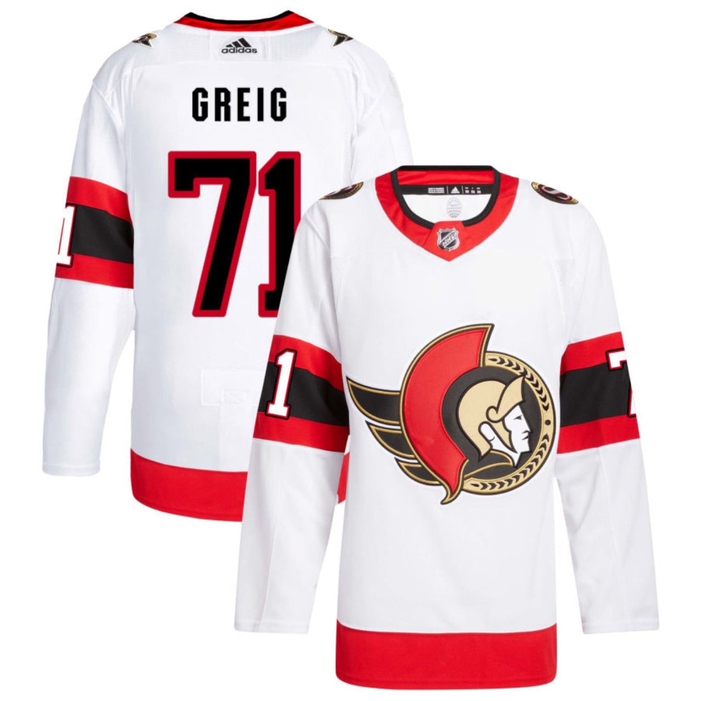 NHL Ridly Greig Ottawa Senators 71 Jersey