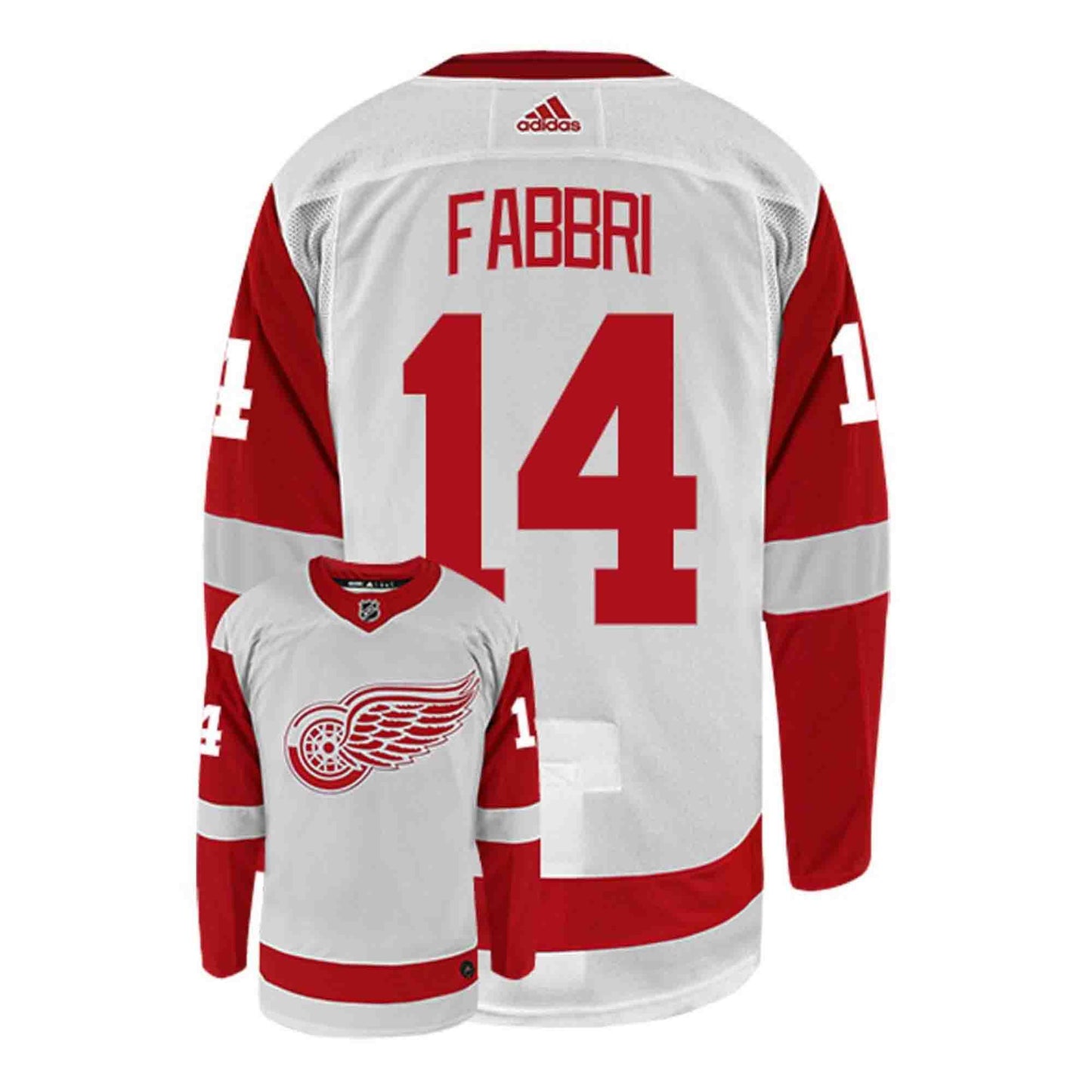 NHL Robby Fabbri Detroit Red Wings 14 Jersey
