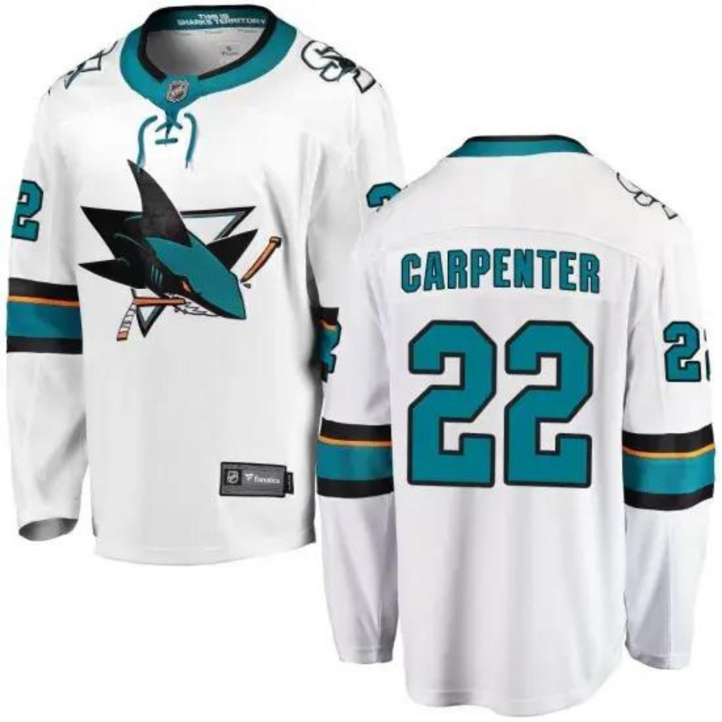 NHL Ryan Carpenter San Jose Sharks 22 Jersey