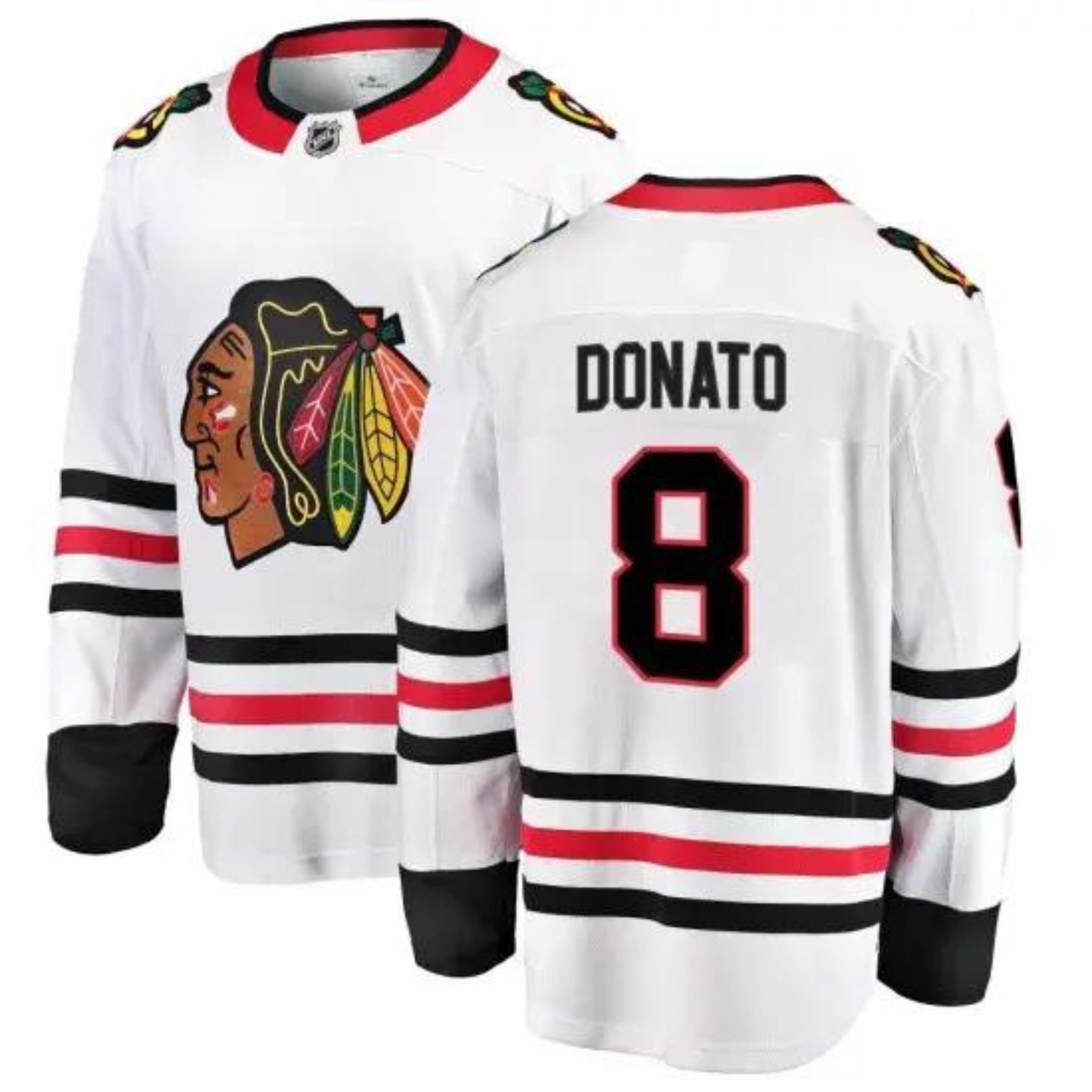 NHL Ryan Donato Chicago Blackhawks 8 Jersey