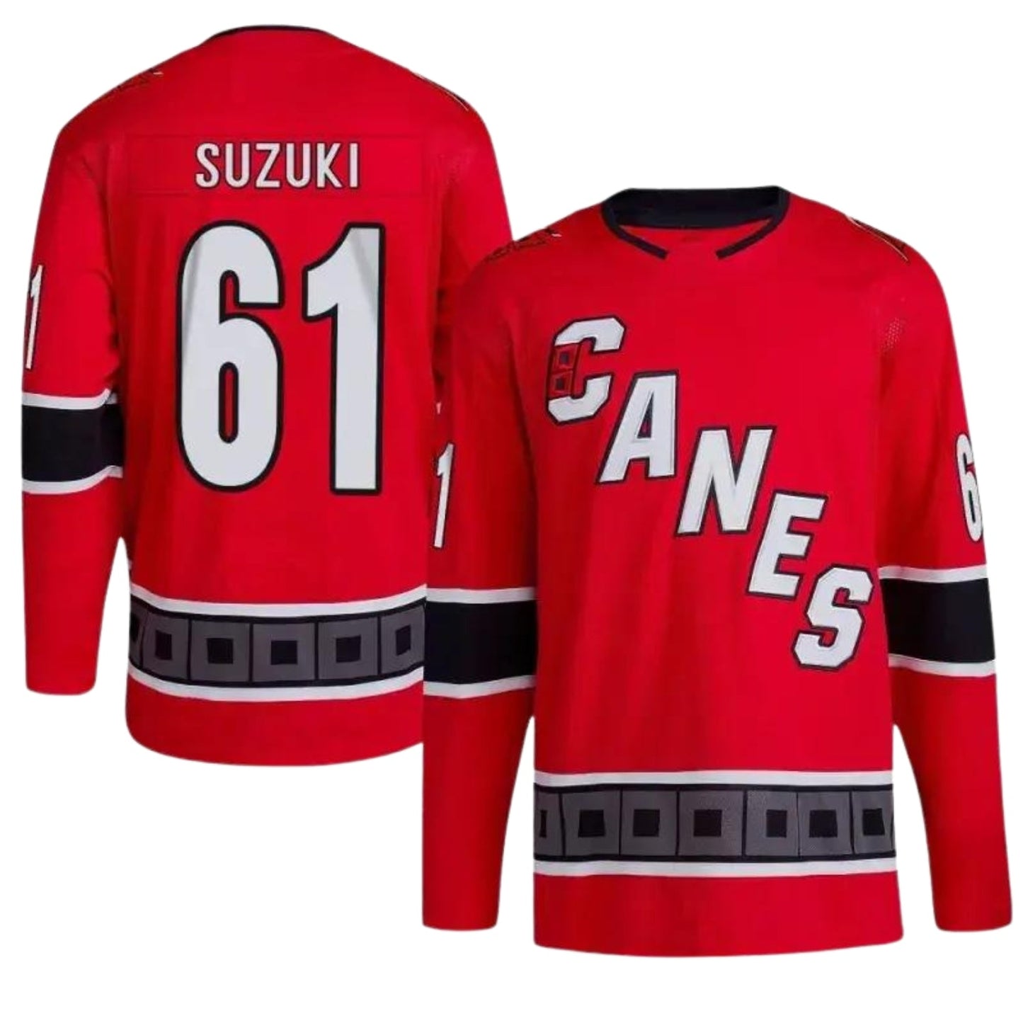 NHL Ryan Suzuki Carolina Hurricanes 61 Jersey