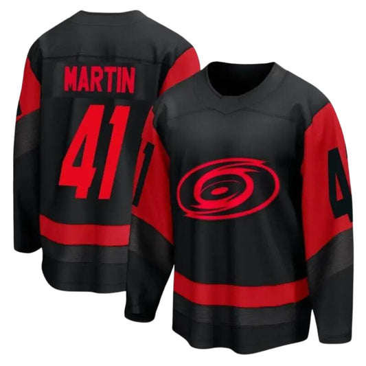 NHL Spencer Martin Carolina Hurricanes 41 Jersey