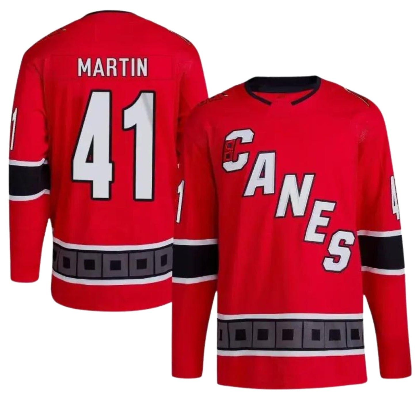 NHL Spencer Martin Carolina Hurricanes 41 Jersey