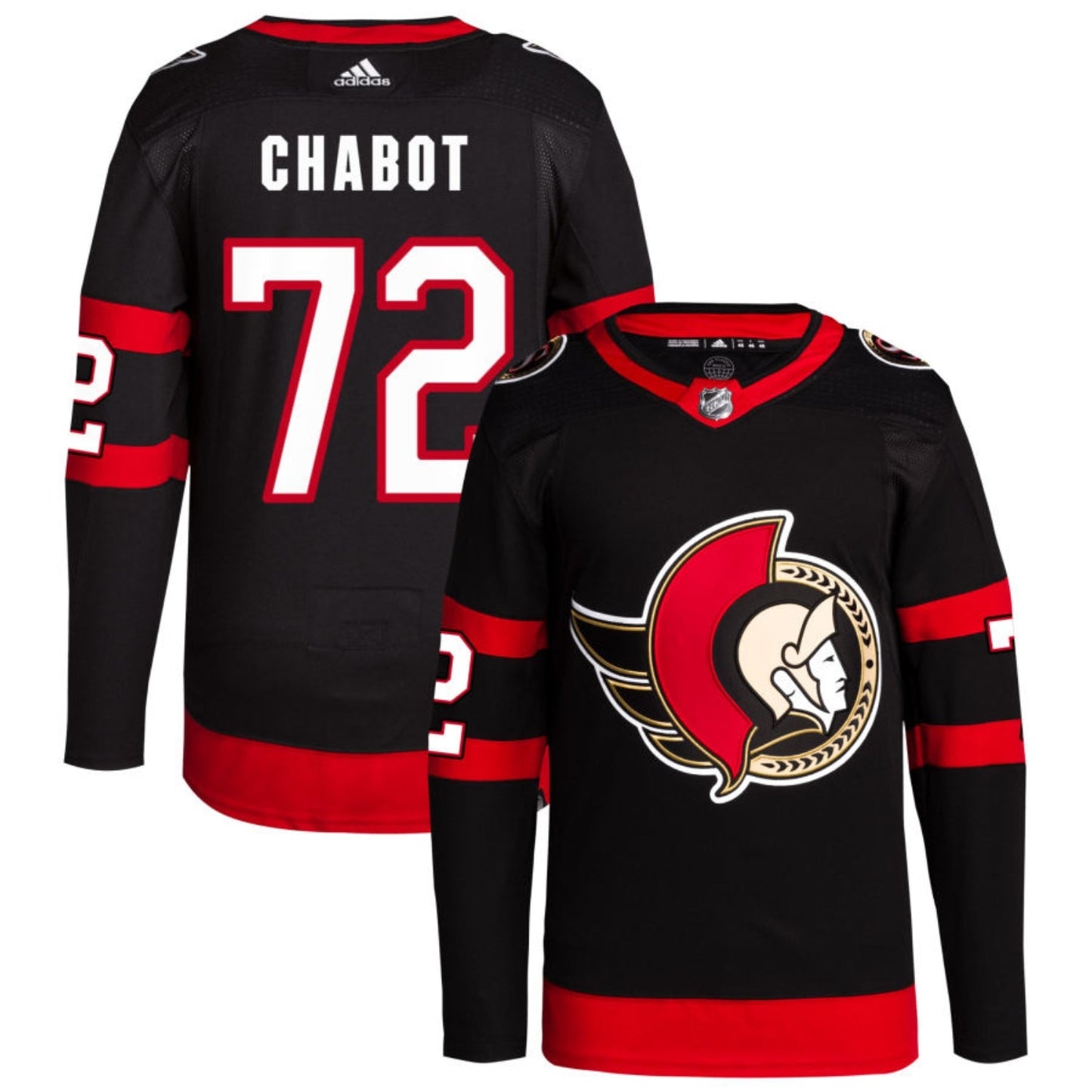 NHL Thomas Chabot Ottawa Senators 72 Jersey