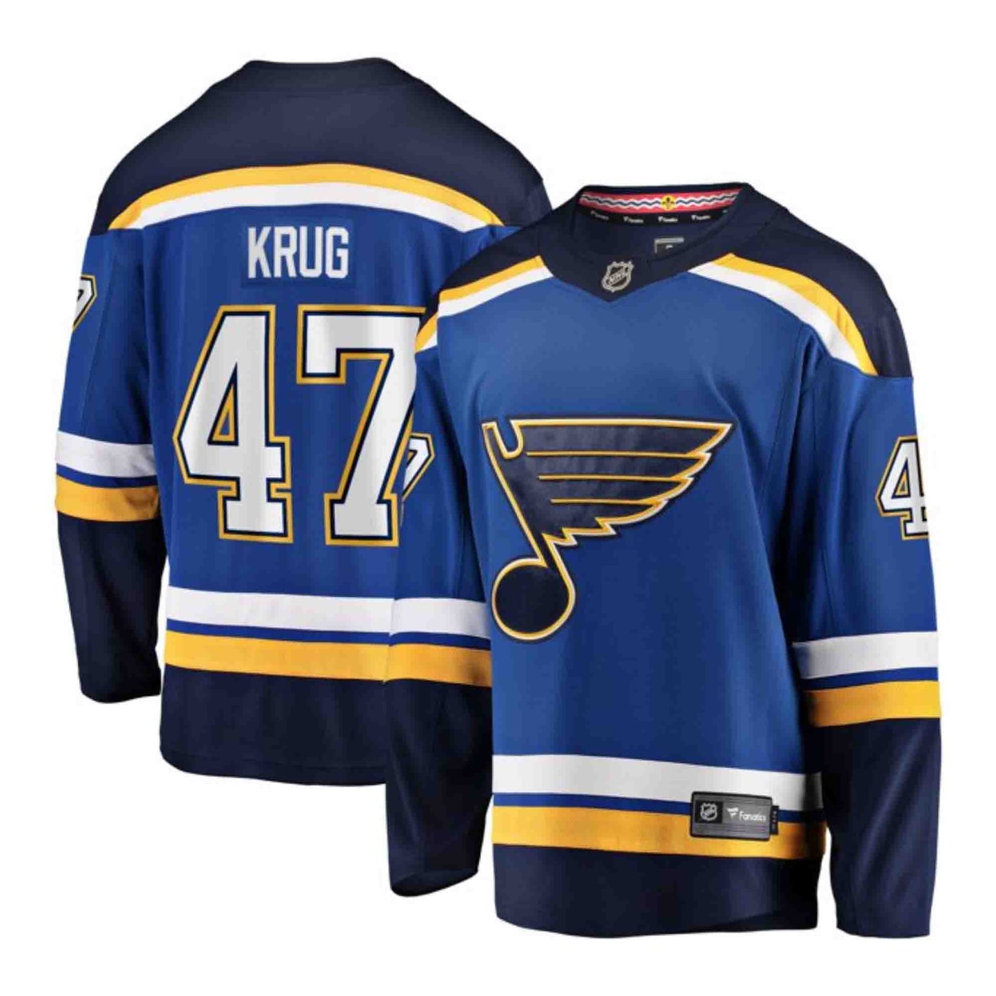 NHL Torey Krug St. Louis Blues 47 Jersey