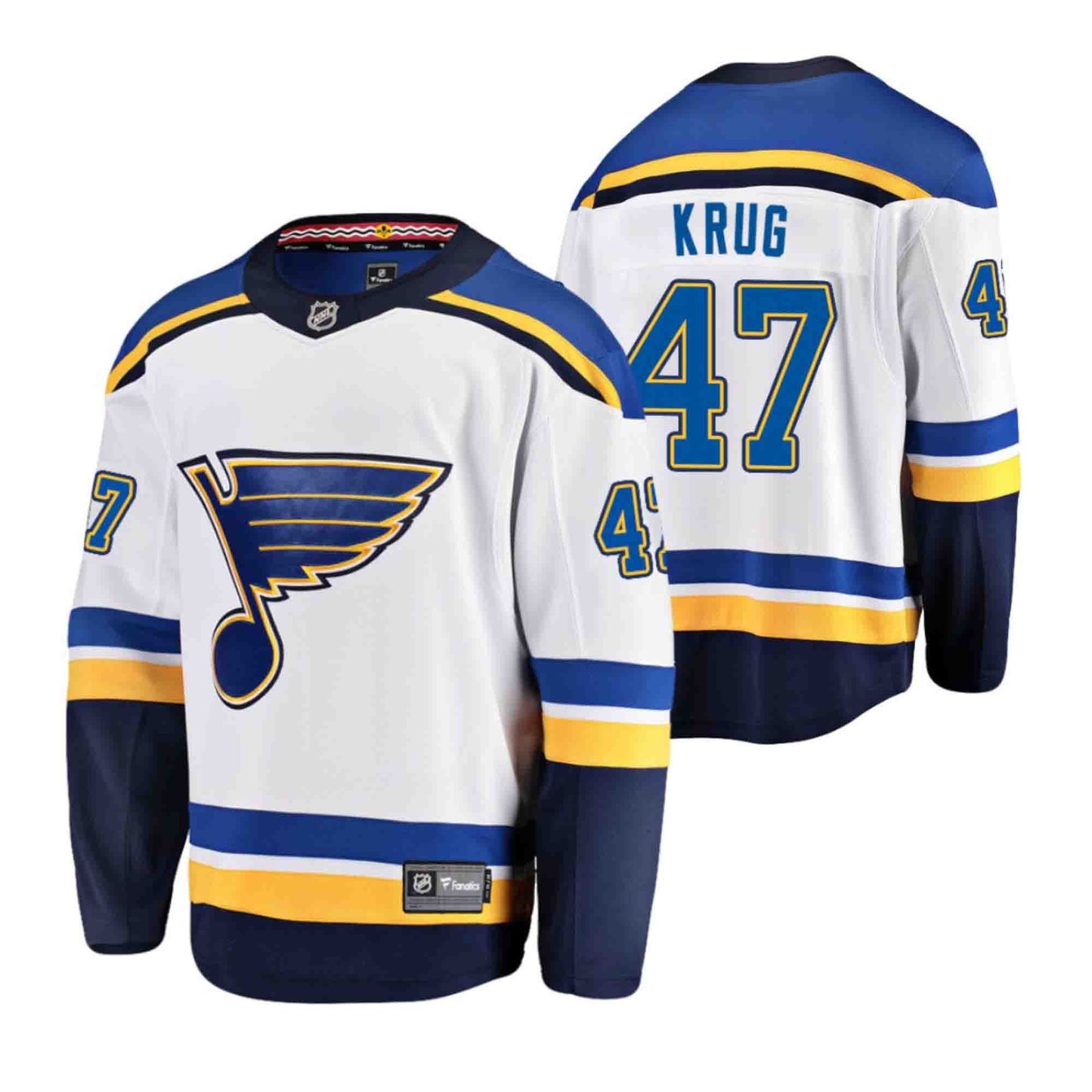 NHL Torey Krug St. Louis Blues 47 Jersey