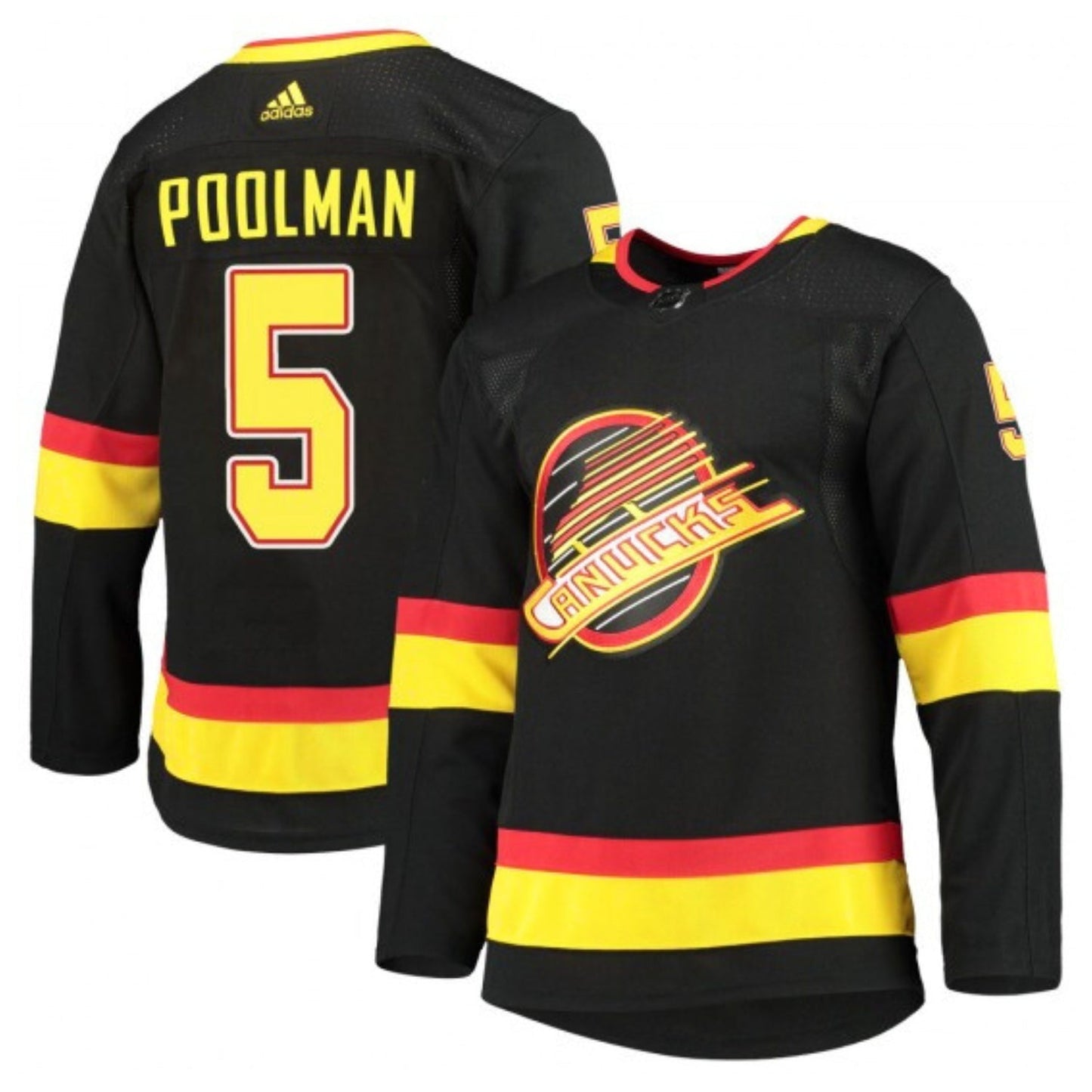 NHL Tucker Poolman Vancouver Canucks 5 Jersey