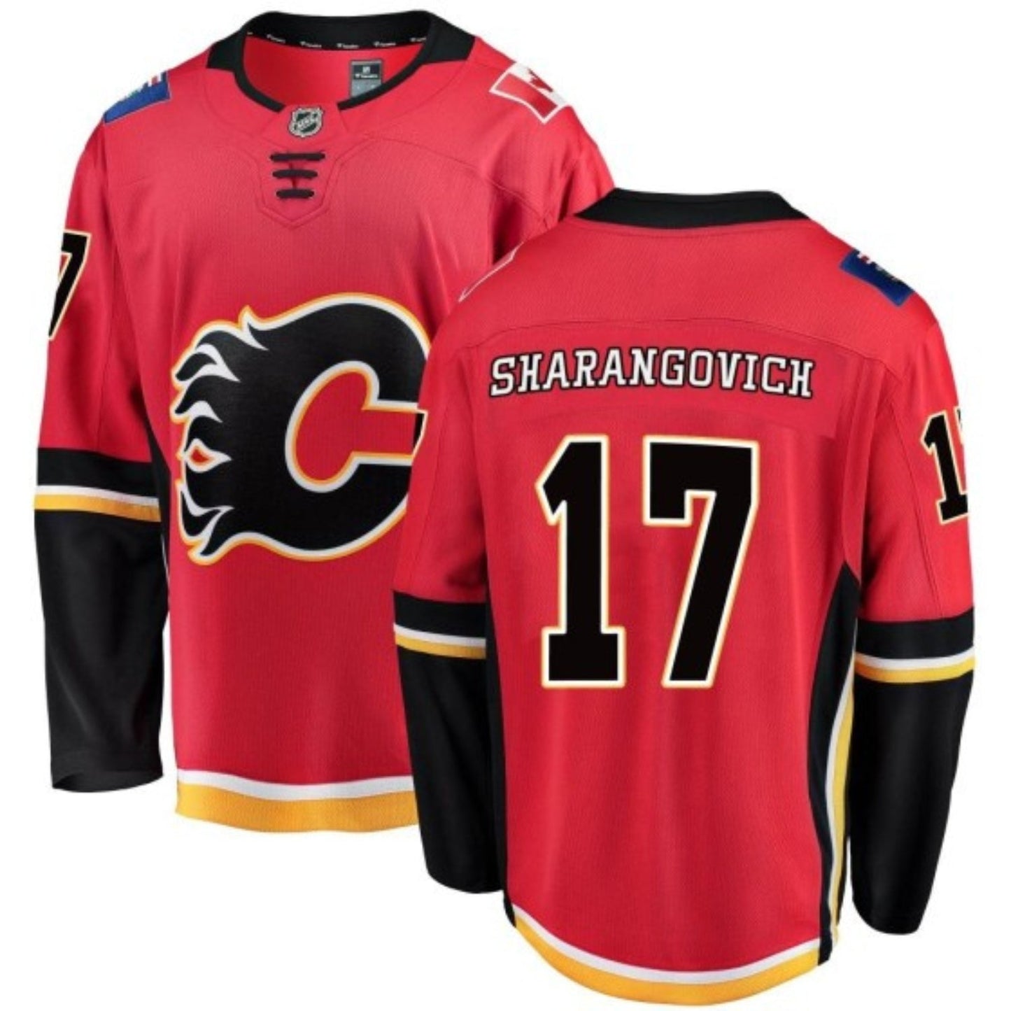 NHL Yegor Sharangovich Calgary Flames 17 Jersey