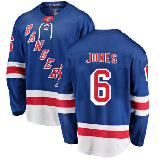 NHL Zac Jones New York Rangers 6 Jersey