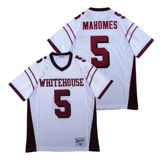 Patrick Mahomes Whitehouse High School Football 5 Jersey