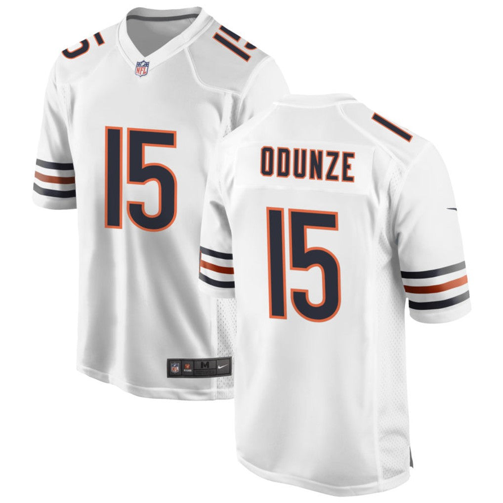Rome Odunze #15 Chicago Bears Football Jersey - White