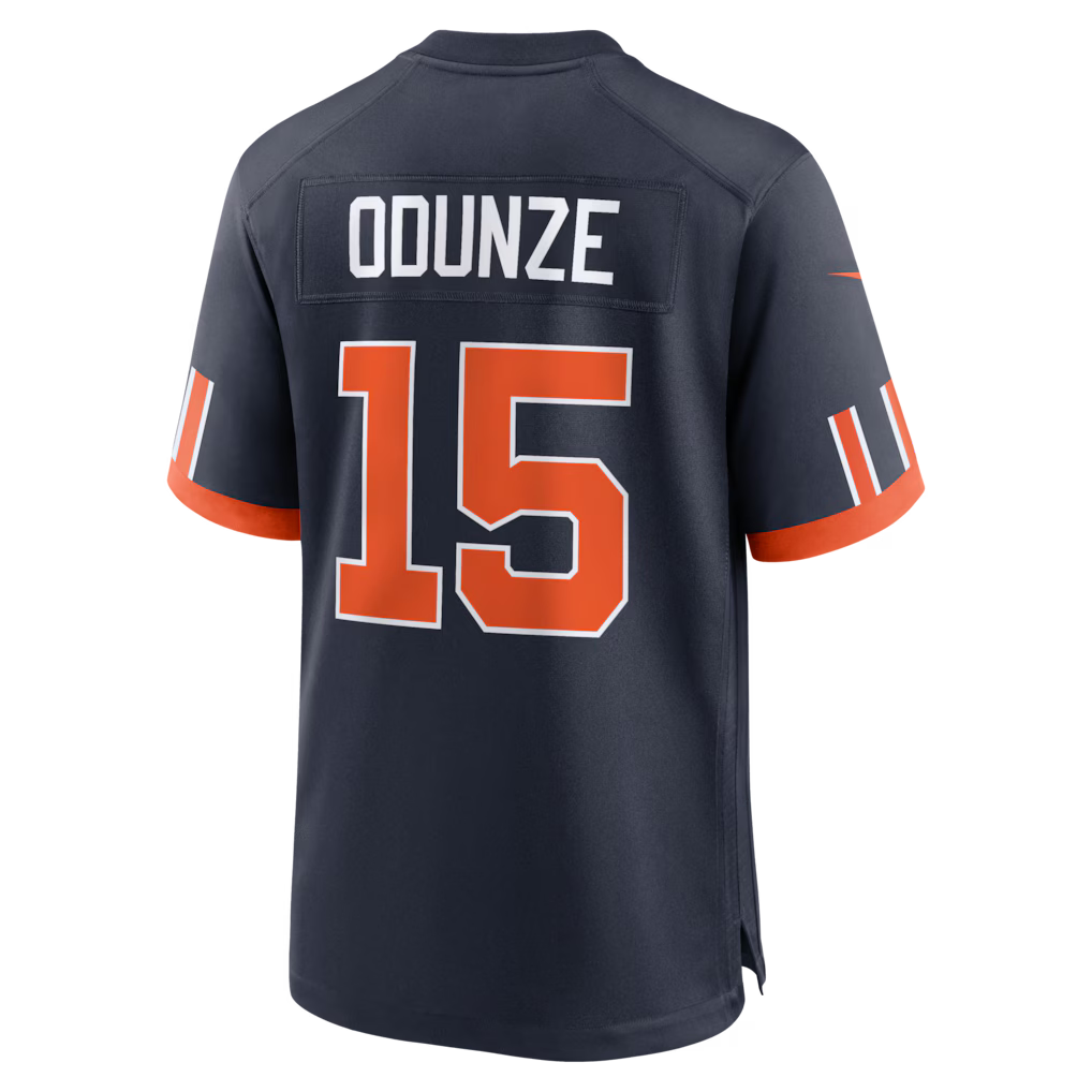 Rome Odunze #15 chicago Bears 2026 Rivalries NFL jersey
