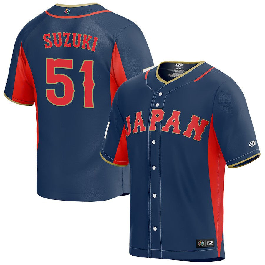 WBC Seiya Suzuki Japan 51 Jersey