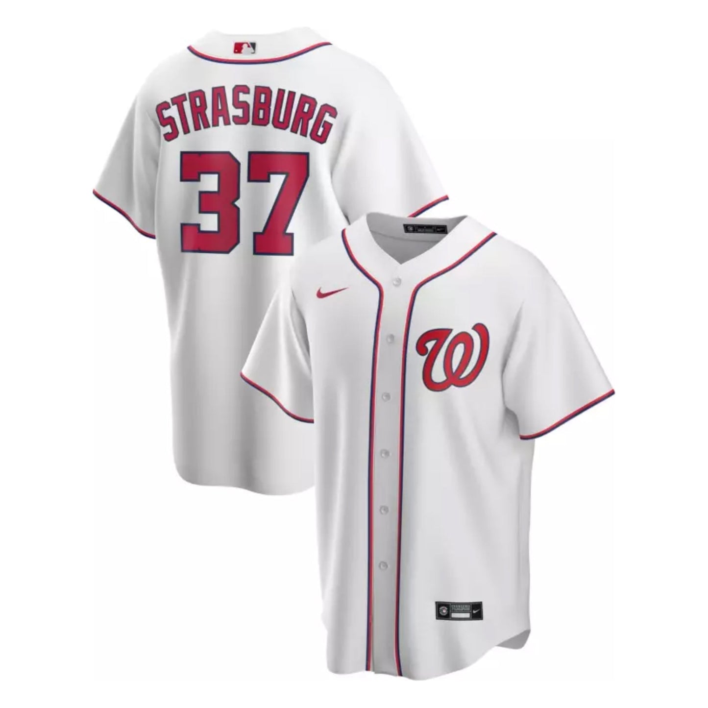 MLB Stephen Strasburg Washington Nationals 37 Jersey