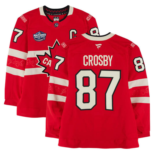 Sidney Crosby Canada Game 4 Nations Face-Off #87 Red