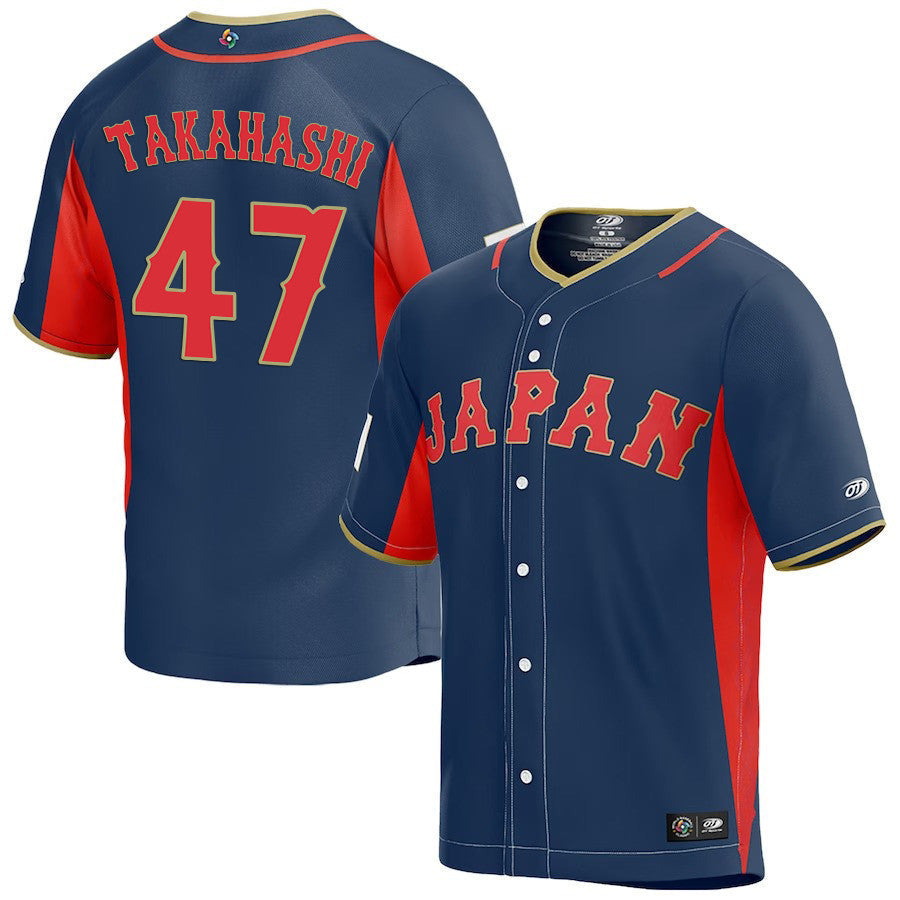 WBC Keiji Takahashi Japan 47 Jersey