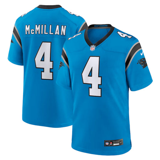 NFL Tetairoa McMillan Carolina Panthers Alternate Game Jersey - Blue