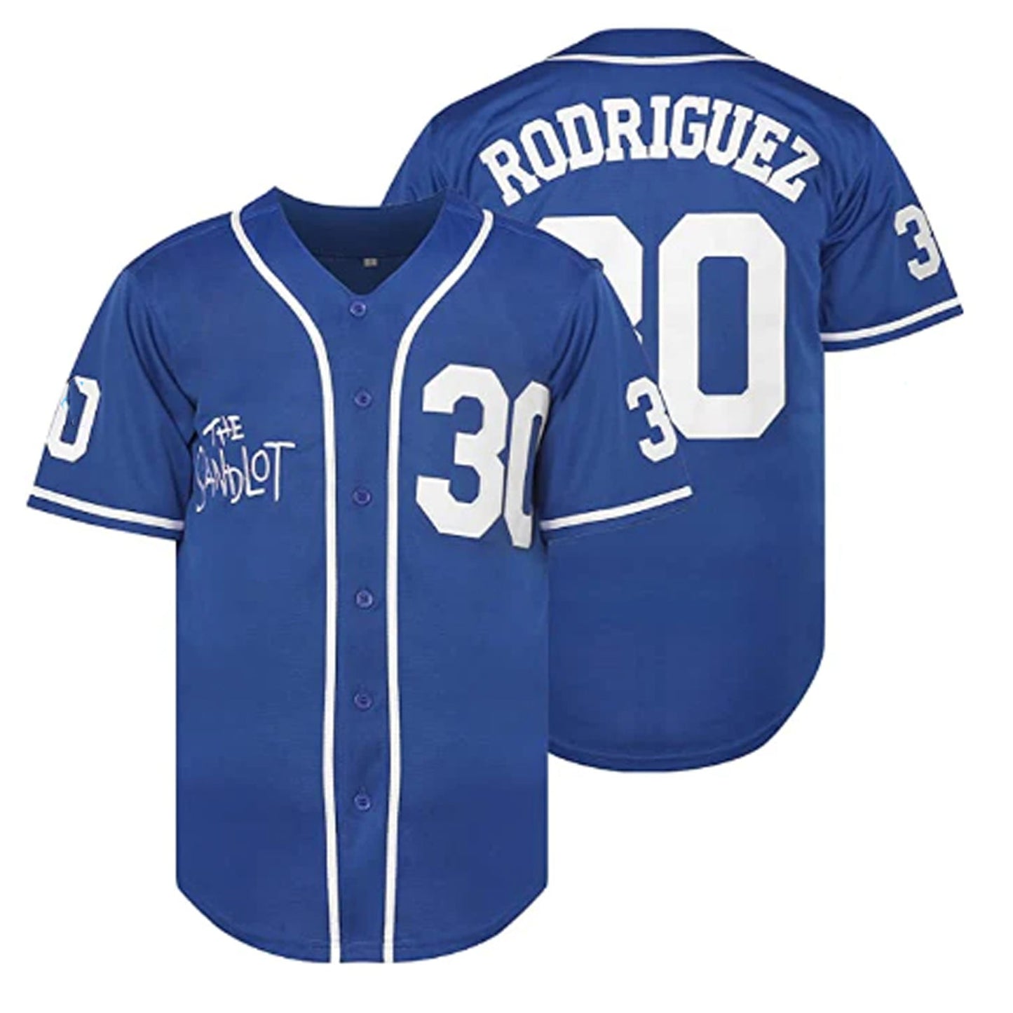 The Sandlot Benny 'The Jet' Rodriguez Baseball 30 Jersey