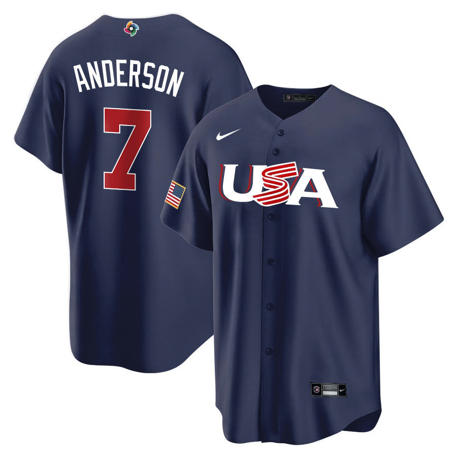 WBC Tim Anderson USA 7 Jersey