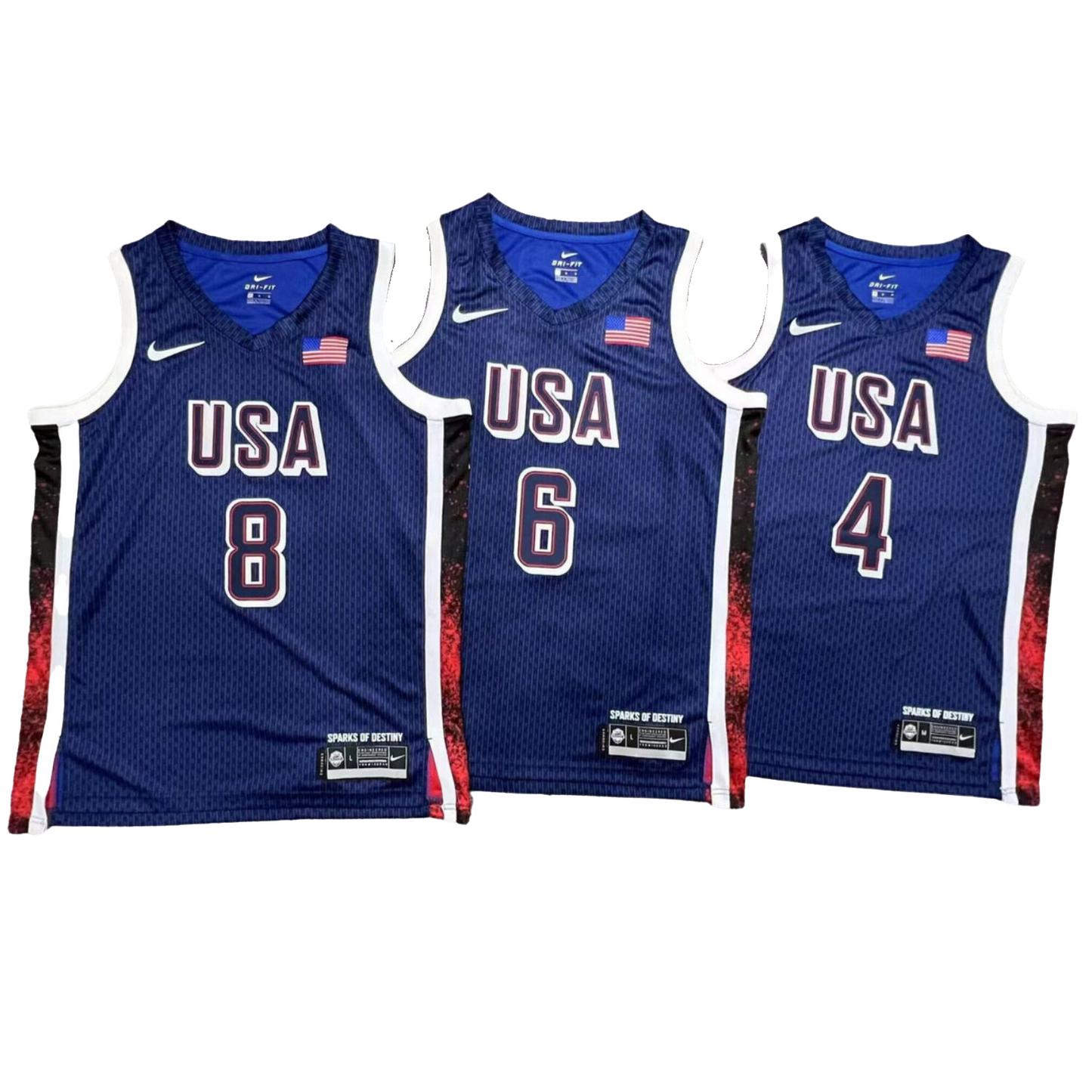 Tyrese Haliburton Team USA 2024 Olympics Jersey