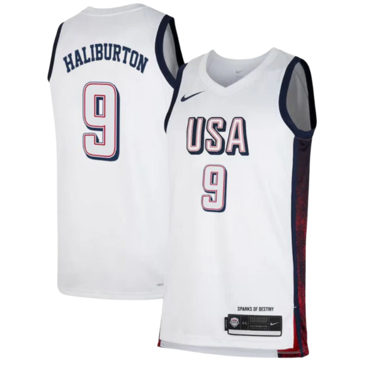 Tyrese Haliburton Team USA 2024 Olympics Jersey