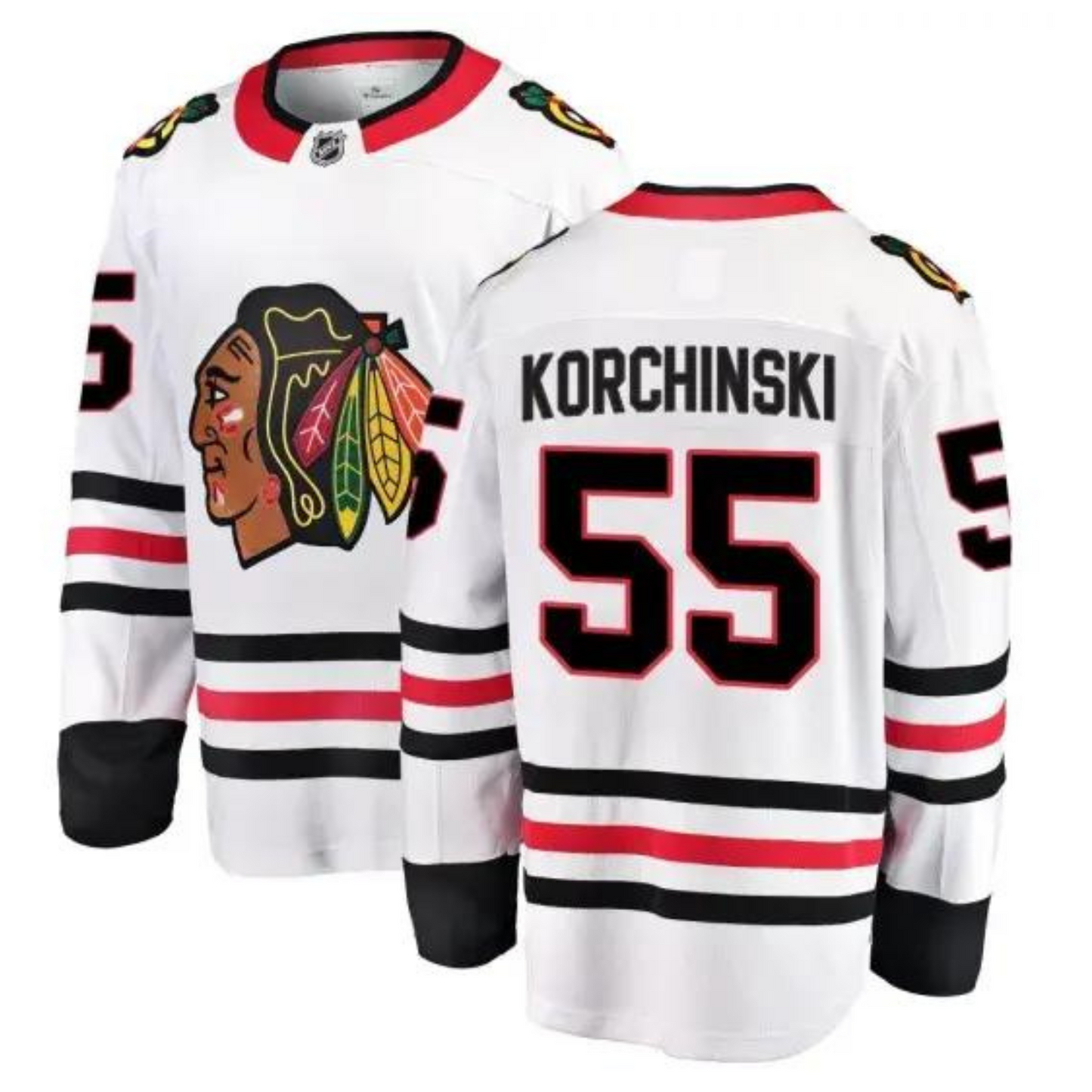 NHL Kevin Korchinski Chicago Blackhawks 55 Jersey