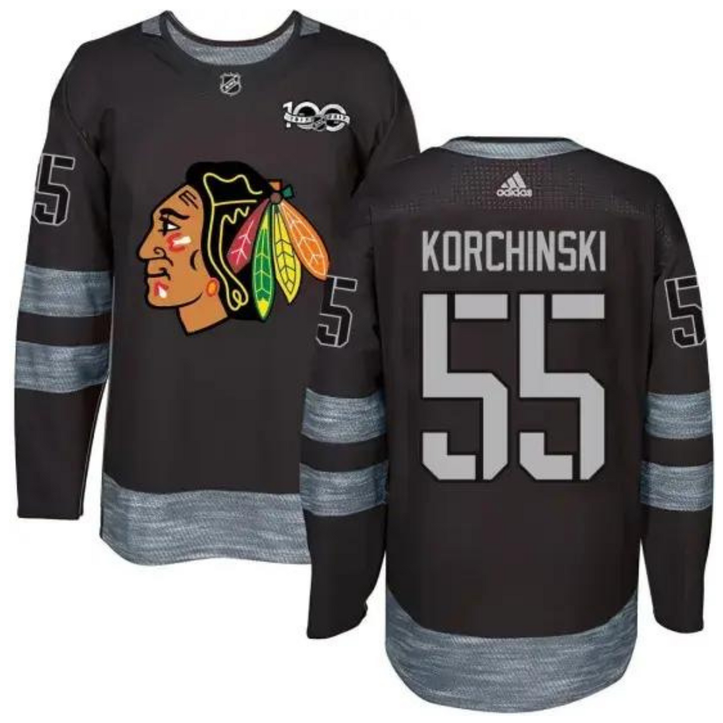 NHL Kevin Korchinski Chicago Blackhawks 55 Jersey