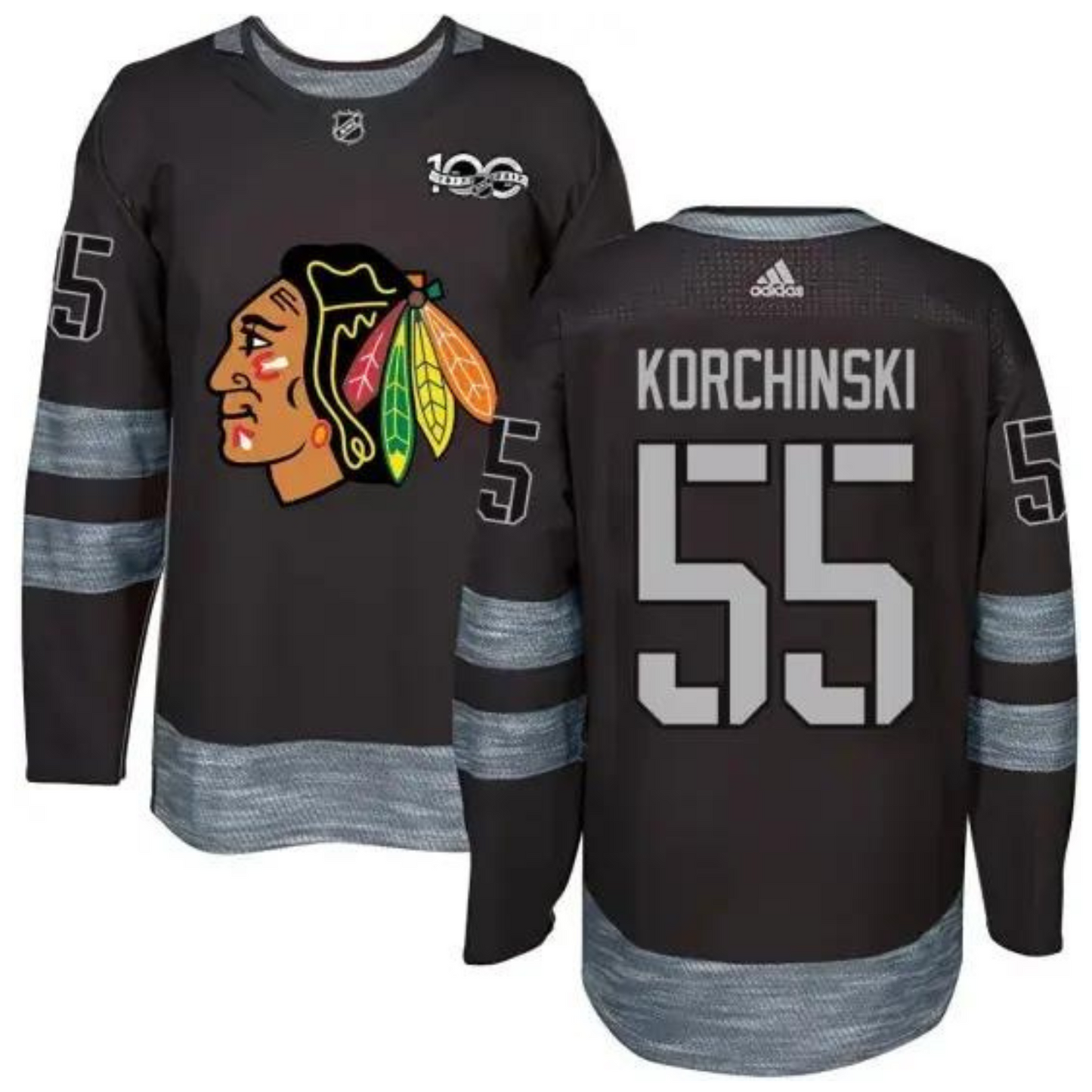 Kevin Korchinski Chicago Blackhawks 55 Jersey