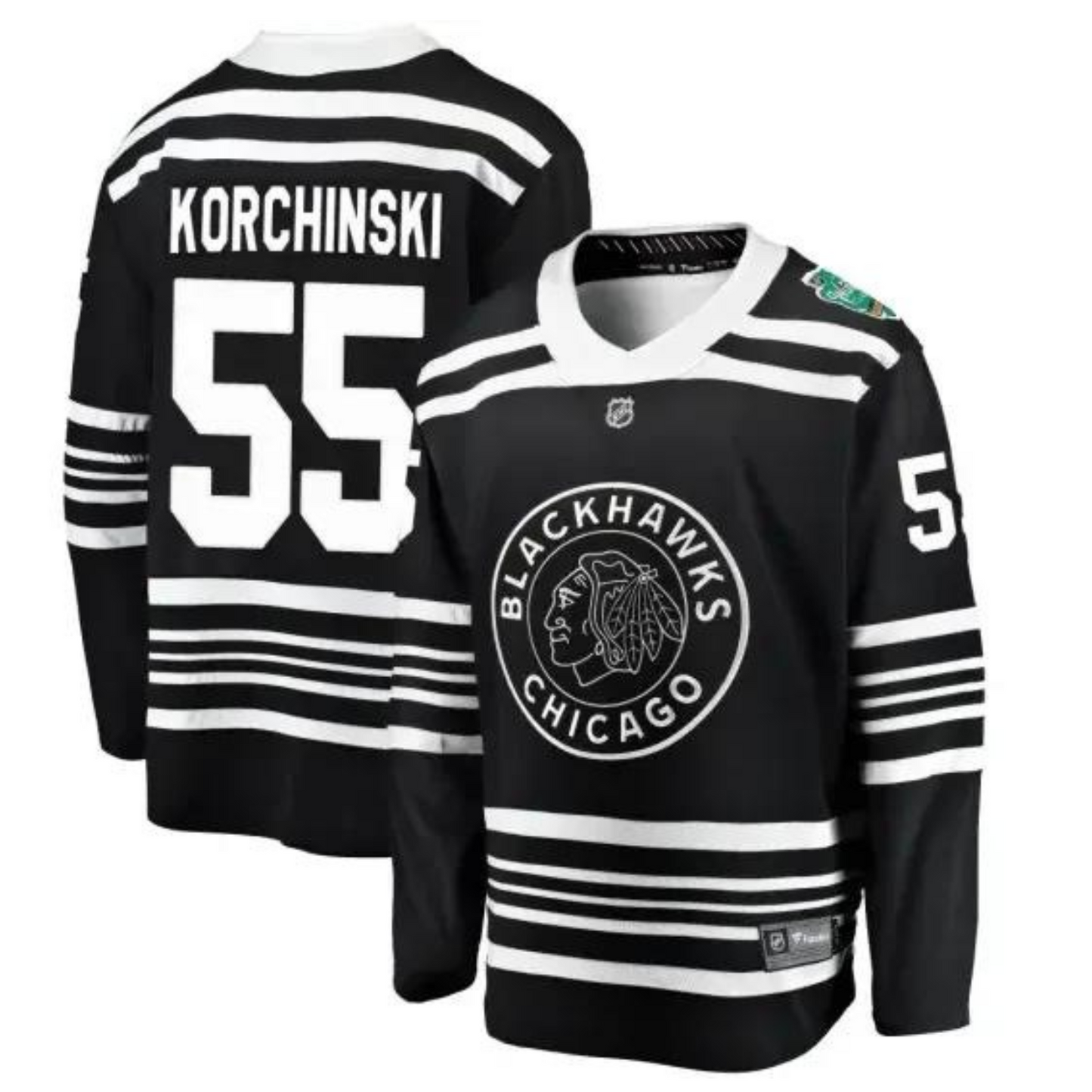 NHL Kevin Korchinski Chicago Blackhawks 55 Jersey