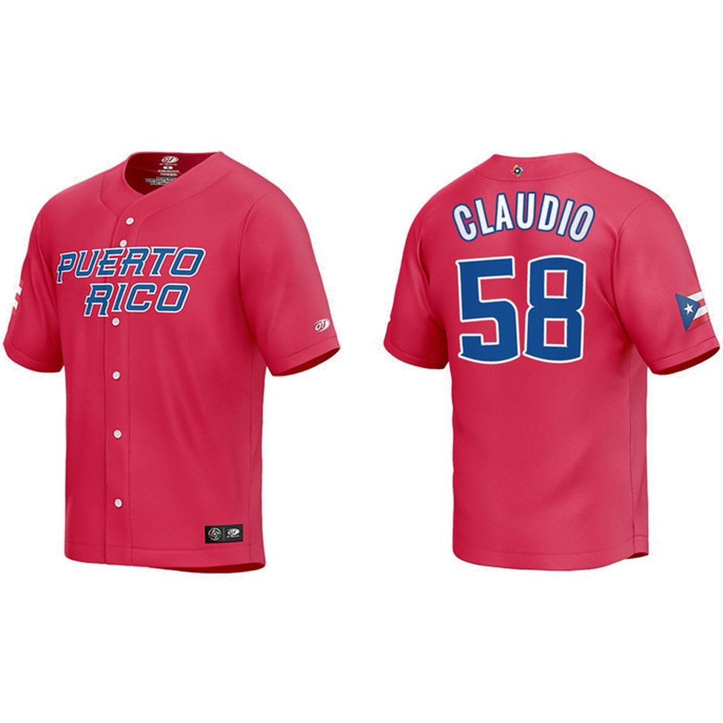 WBC Alex Claudio Puerto Rico 58 Jersey