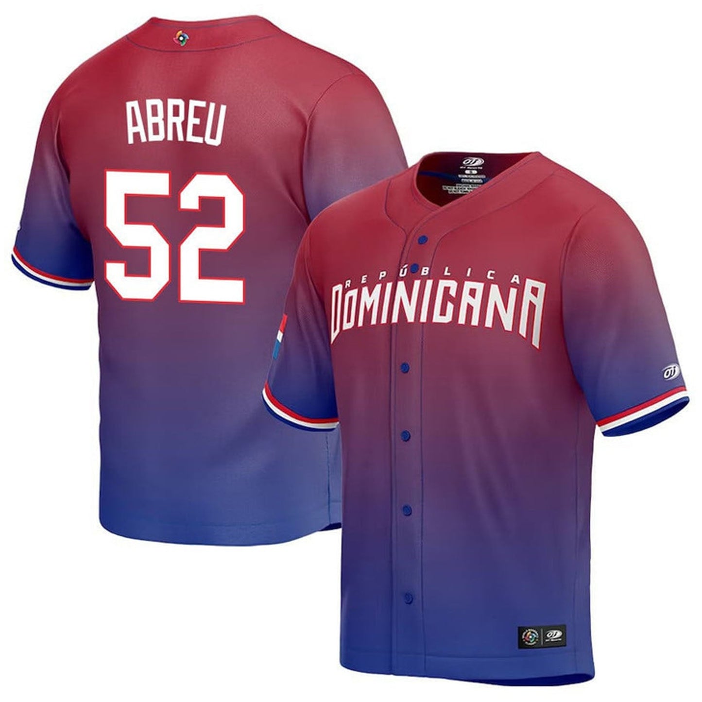 WBC Bryan Abreu Dominican Republic 52 Jersey