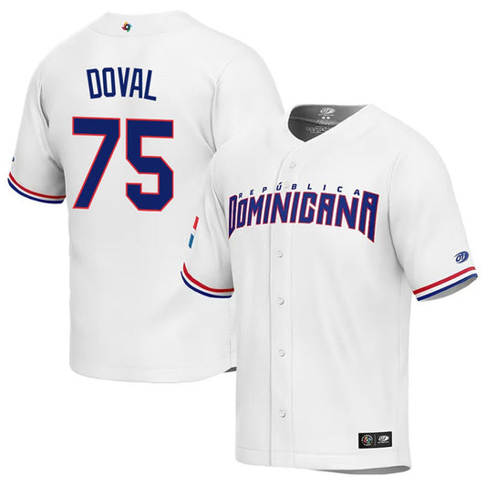 WBC Camilo Doval Dominican Republic 75 Jersey