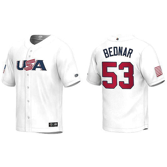 WBC David Bednar USA 53 Jersey