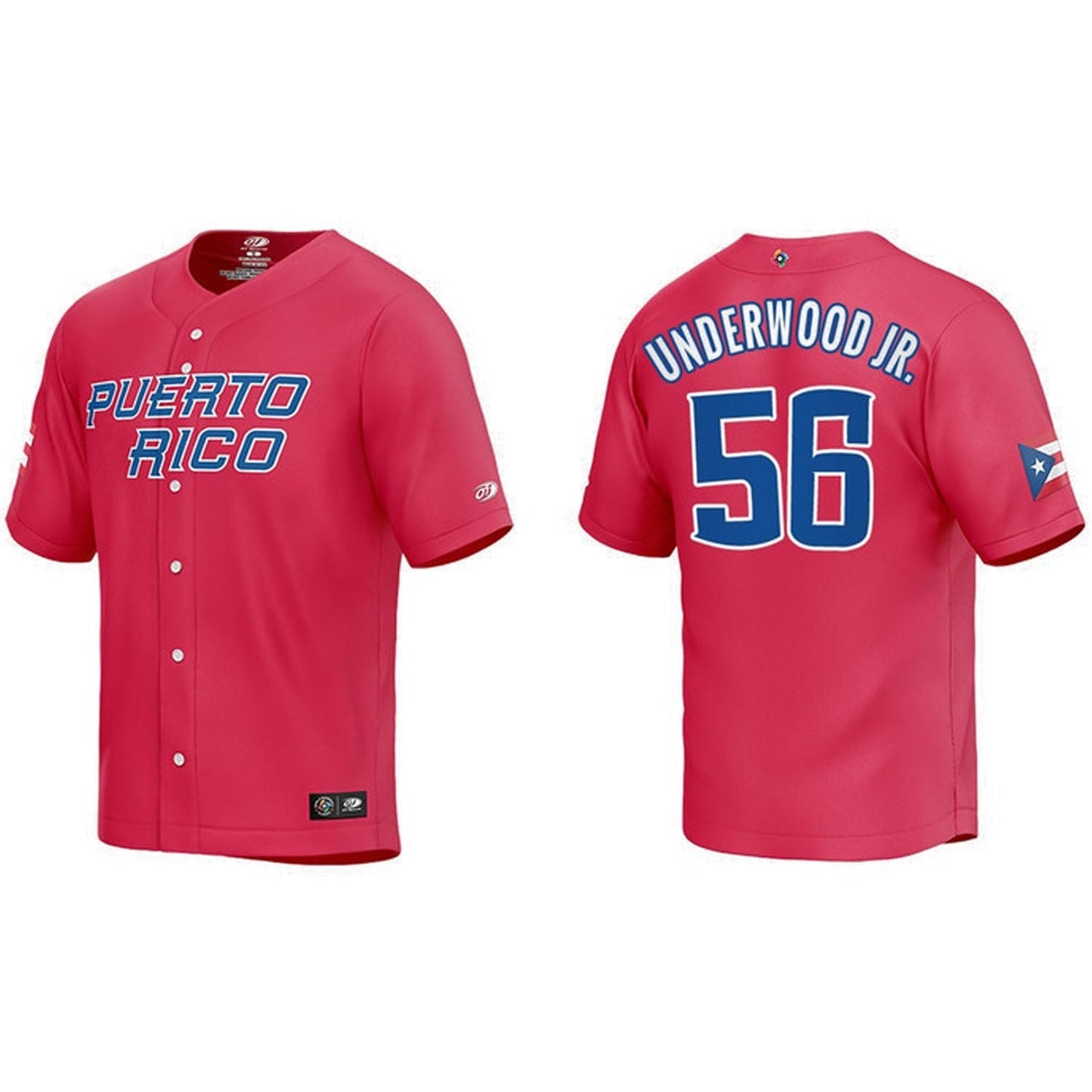 WBC Duane Underwood Jr. Puerto Rico 56 Jersey