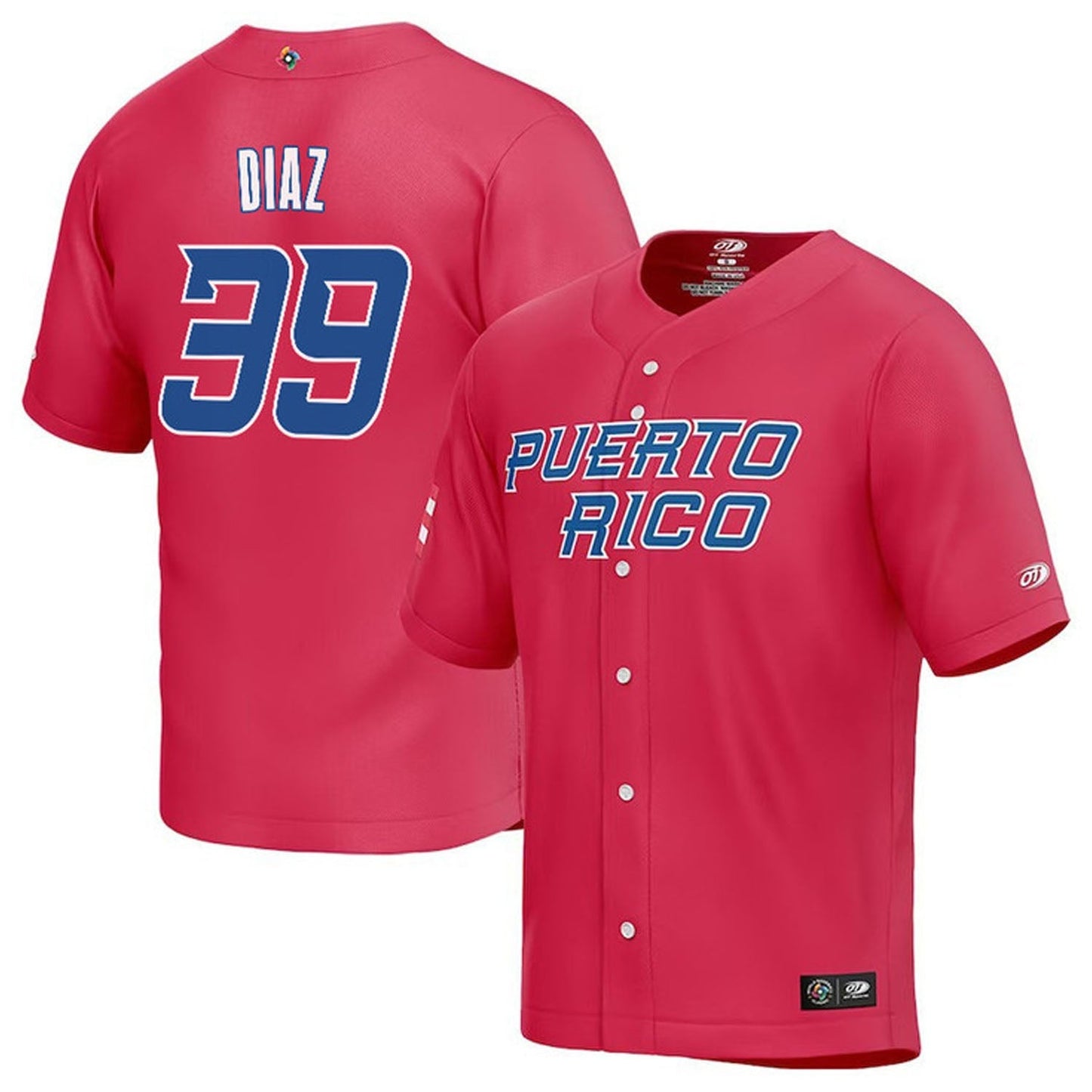 WBC Edwin Díaz Puerto Rico 39 Jersey