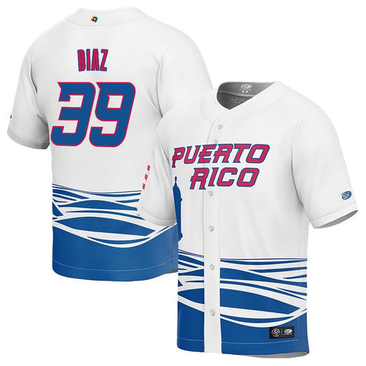 WBC Edwin Díaz Puerto Rico 39 Jersey