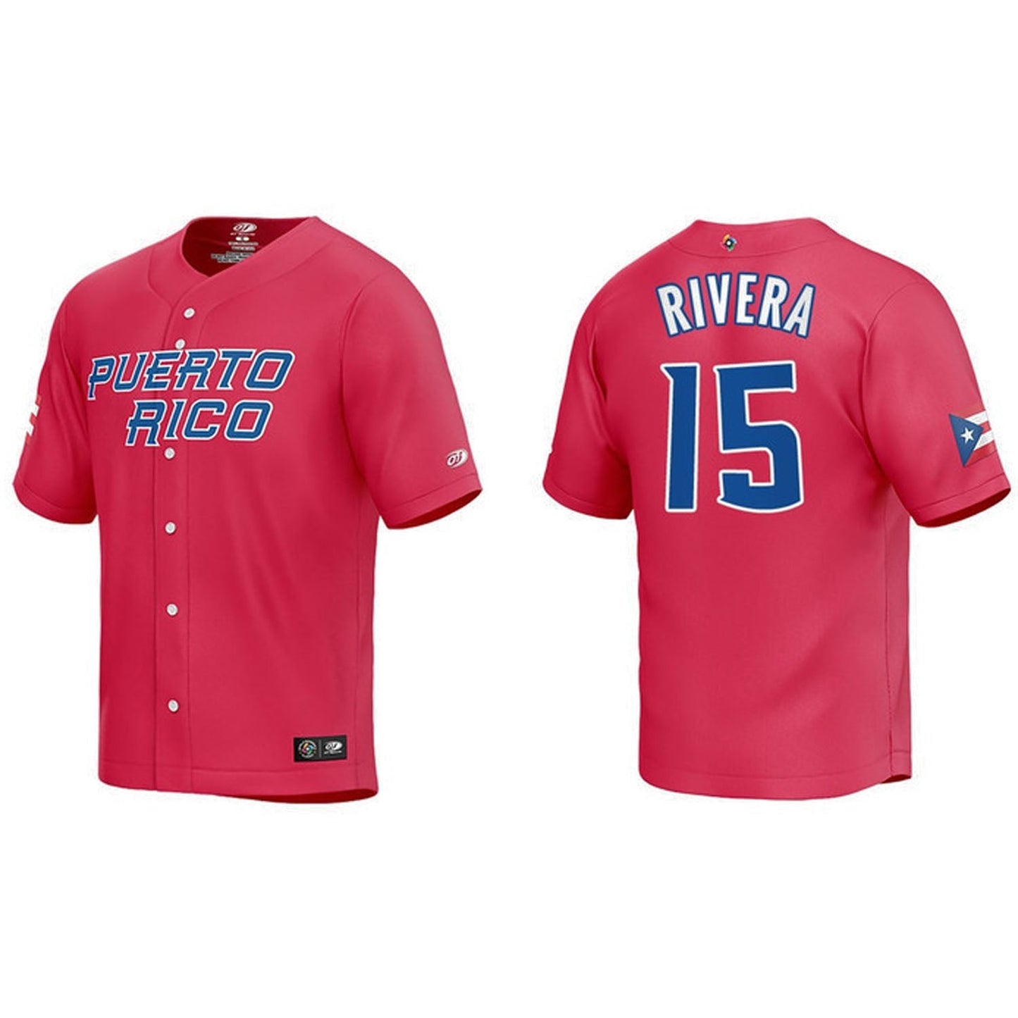 WBC Emmanuel Rivera Puerto Rico 15 Jersey