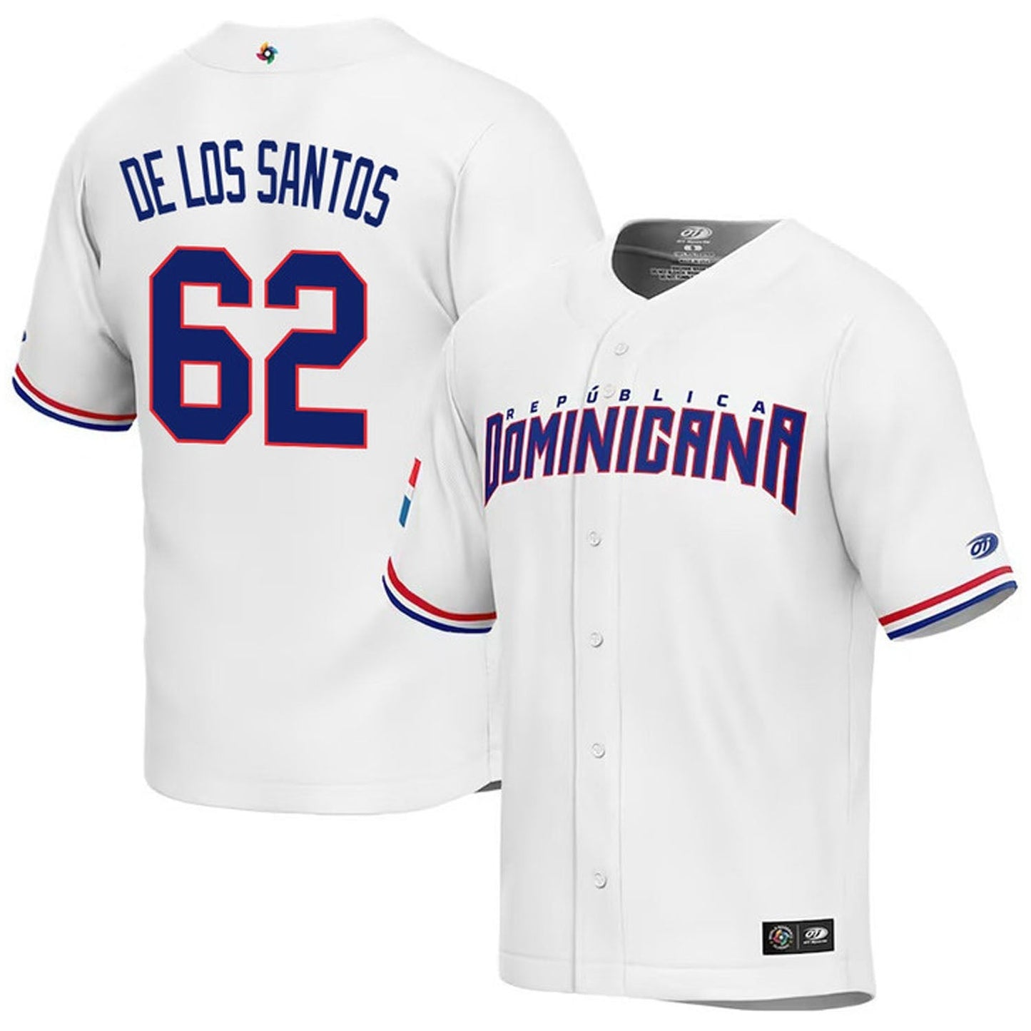 WBC Enyel De Los Santos Dominican Republic 62 Jersey