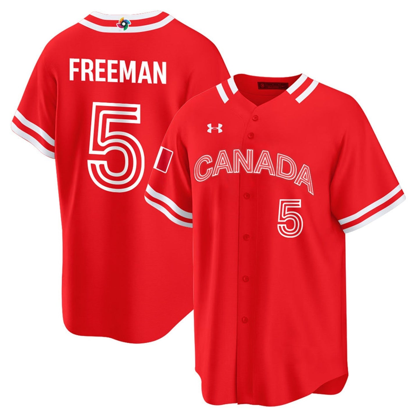 WBC Freddie Freeman Canada 5 Jersey