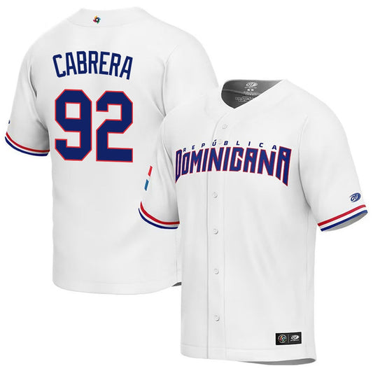 WBC Génesis Cabrera Dominican Republic 92 Jersey