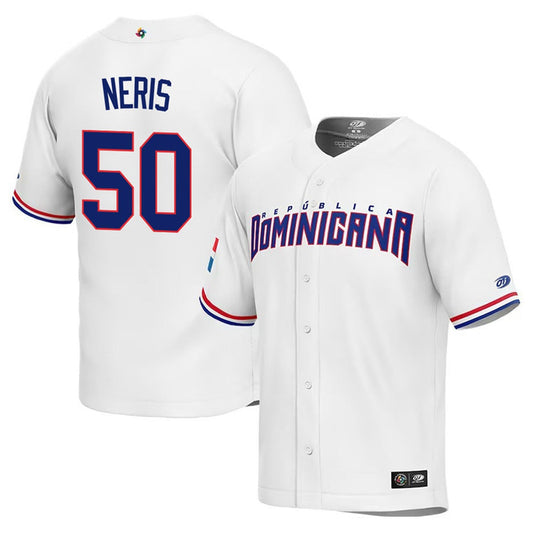 WBC Héctor Neris Dominican Republic 50 Jersey