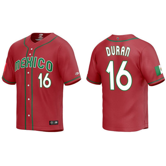 WBC Jarren Duran Mexico 16 Jersey